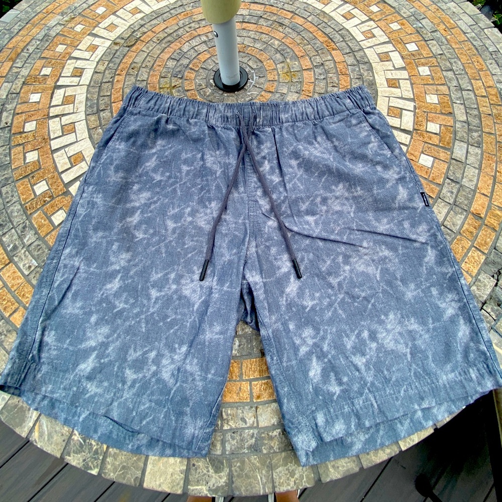 O’Neill Dappled Gray 100%Cotton Drawstring Shorts